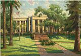 Thomas Kinkade Los Gatos High School painting